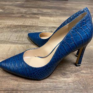 Teal Alligator Pump